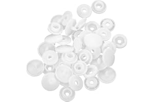 CIMAXIC 1000 Sets T5 Plastic Snap Buttons Multi-function Convenient Snap Fasteners for Diaper Accessories