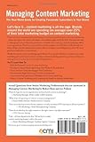 Image de Managing Content Marketing: The Real-World Guide for Creating Passionate Subscribers to Your Brand