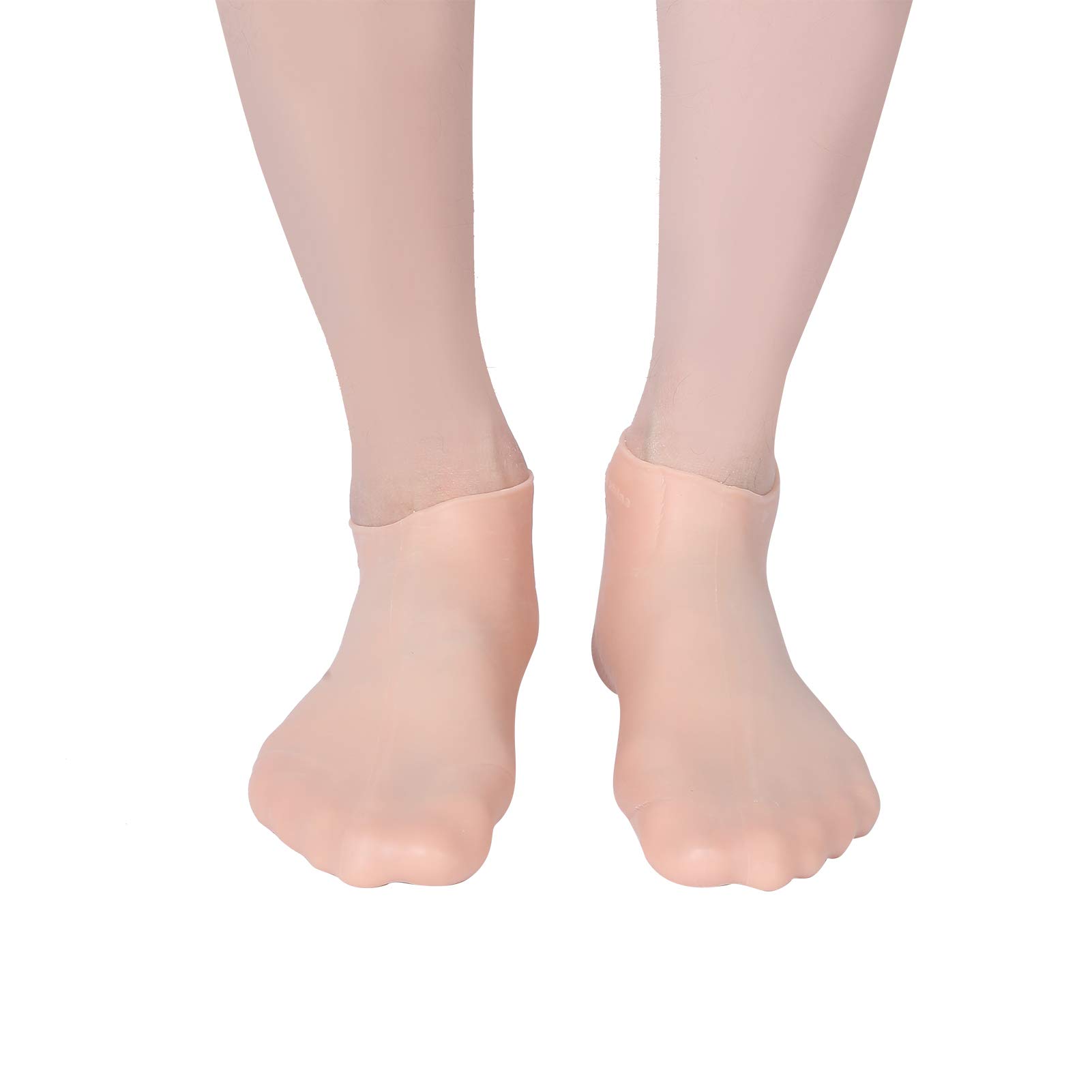 Anti‑Cracking Socks,2 Pairs Feet Care Socks Moisturizing Anti‑Cracking Exfoliating Foot Care Elastic Socks Foot Protectors Socks(XL(42-44))