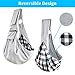 U-pick Pet Sling Carrier Bag - Reversible Hand-Free Travel Bag for Small&Medium Dog with Adjustable&Safety Strap