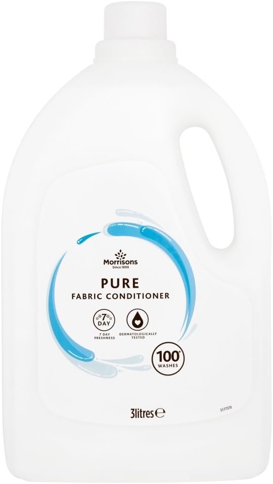 Morrisons Pure Fabric Conditioner, 3L, 100 Washes Amazon.co.uk Prime