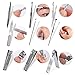 KEZAY Manicure Pedicure Set 18 in 1,Stainless Steel Grooming Kit Include Nail Clippers Set and Pedicure Tools with Best Leather Travel Case and Gift Box for Women Men or Family