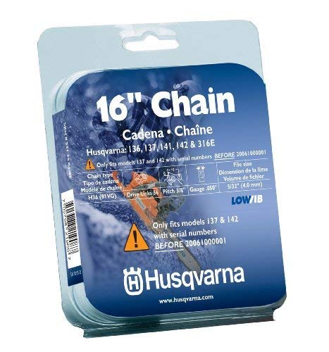 Husqvarna 531300446 16-Inch H36-56 (91VG) Lo-Pro Saw Chain, 3/8-Inch by .050-Inch Size: , Model: 531300446, Home/Garden & Outdoor Store