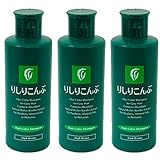 Rishiri Natural Hair Color Shampoo (Dark Brown) 6.7fl Oz (3 Bottles)