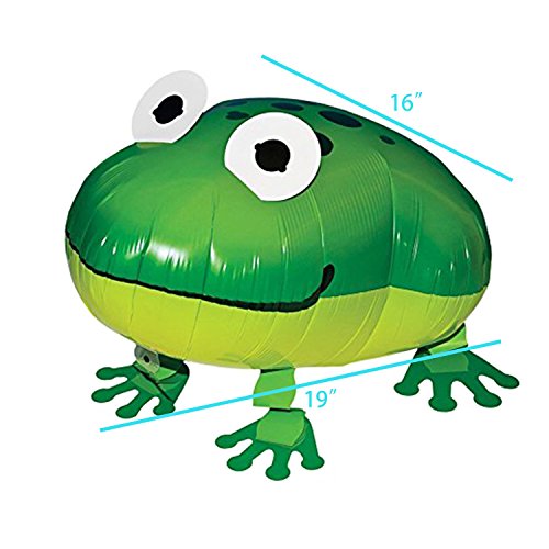 Walking Animal Balloons Frog Balloon Air Walkers, Kids Farm Animal Theme Birthday Party Supplies Birthday Decorations