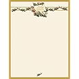 Great Papers! Vintage Christmas Holly Letterhead, 80 Count, 11" x 8.5" (2011872)
