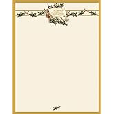 Great Papers! Vintage Christmas Holly Letterhead, 80 Count, 11" x 8.5" (2011872)