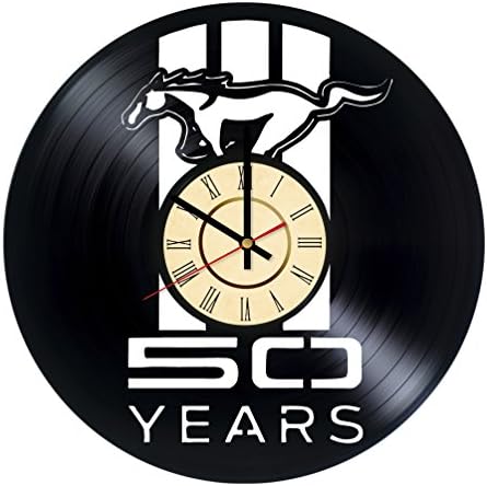 Sport Car Vinyl Record Wall Clock - Get unique Garage wall decor - Gift ideas for men and boys - Fast Car Silhouette Unique Modern Art