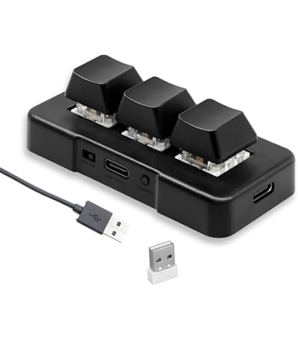 PCsensor 3-toetsenbord, 2,4 G, draadloos, 2-in-1, mechanisch gamingtoetsenbord, Hot Key Customized Program, met RGB-led, voor gaming, OSU, kantoor, werk, wit PCsensor 3-toetsenbord, 2,4 G, draadloos, 2-in-1, mechanisch gamingtoetsenbord, Hot Key Customized Program, met RGB-led, voor gaming, OSU, kantoor, werk, wit