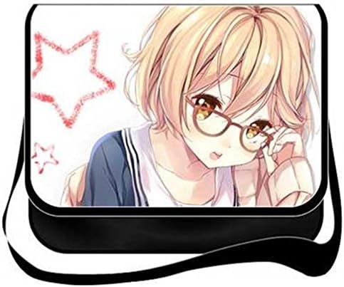 Bootores Kyoukai no Kanata Pattern Canvas Messenger Bag Shoulder School Bags -19
