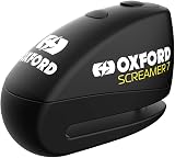 Oxford Screamer 7 Alarm Disc Lock Black LK289 with 1.5M Reminder Cable view 3