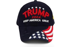 YUN MENG LAKES MAGA Hat Donald Trump Merchandise Trump 2024 Hat Make America Great Again Hat Embroidered Adjustable Baseball Cap