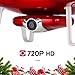 DoDoeleph Drone with HD Camera FPV Real-time WiFi Gravity Control RTF RC Quadcopter with Altitude Hold, Headless Mode, Flight Plan, 360 Rolls