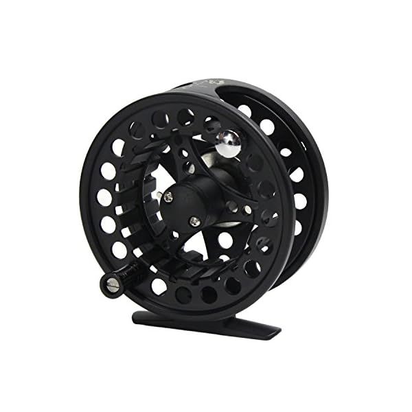 Croch-Fly-Fishing-Reel-with-CNC-machined-Aluminum-Alloy-Body-with-100FT-Fly-Lines-and-Tapered-Leader