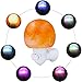 USCVIS Small Himalayan Salt Lamp, Natural Crystal Salt Rock, Led Salt Lamp with Color Changer Bulb, 1-1.5 lbs