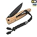 M-Tac Snake-Loop Paracord Tactical Knife Lanyard with Skull Bead (BK)