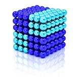 MagneBalls 5MM Magnetic Ball Set Perfect for Jewlery, Crafts, Education and Intelligence Development- Desk Sculpture Toy Provides Relief for Office Stress, ADHD, Autism, and Anxiety (Multicolored 2)