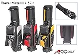 A99 Golf Travel Mate III Carryon Travel Cover Hard Case Hybrid Travel Bag with TSA Lock + One Protection Skin