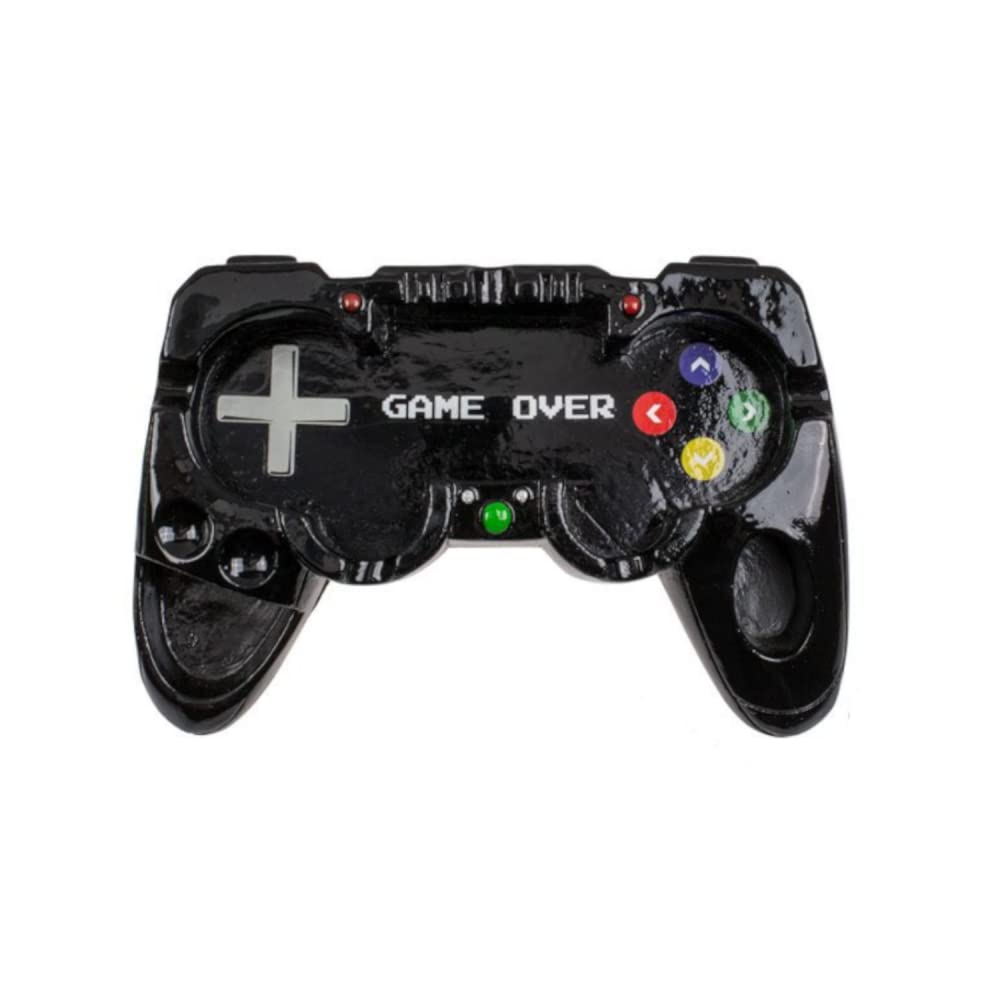 ootb Game Over 78/5975 Polyresin Ashtray, 16 cm, Black