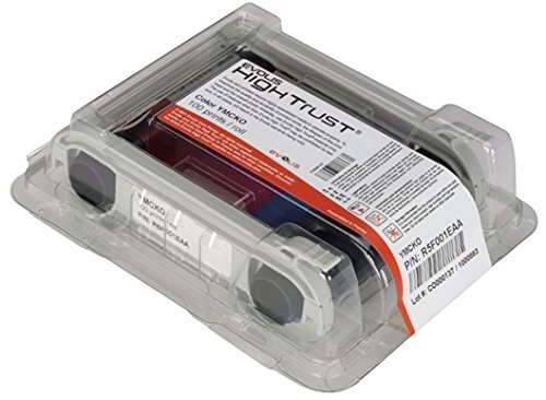 EVOLIS YMCKO RIBBON CASSETTE (R5F002AAA) 200 PRINT COLOR RIBBON COMPATIBLE IN THE EVOLIS ZENIUS PRINTER