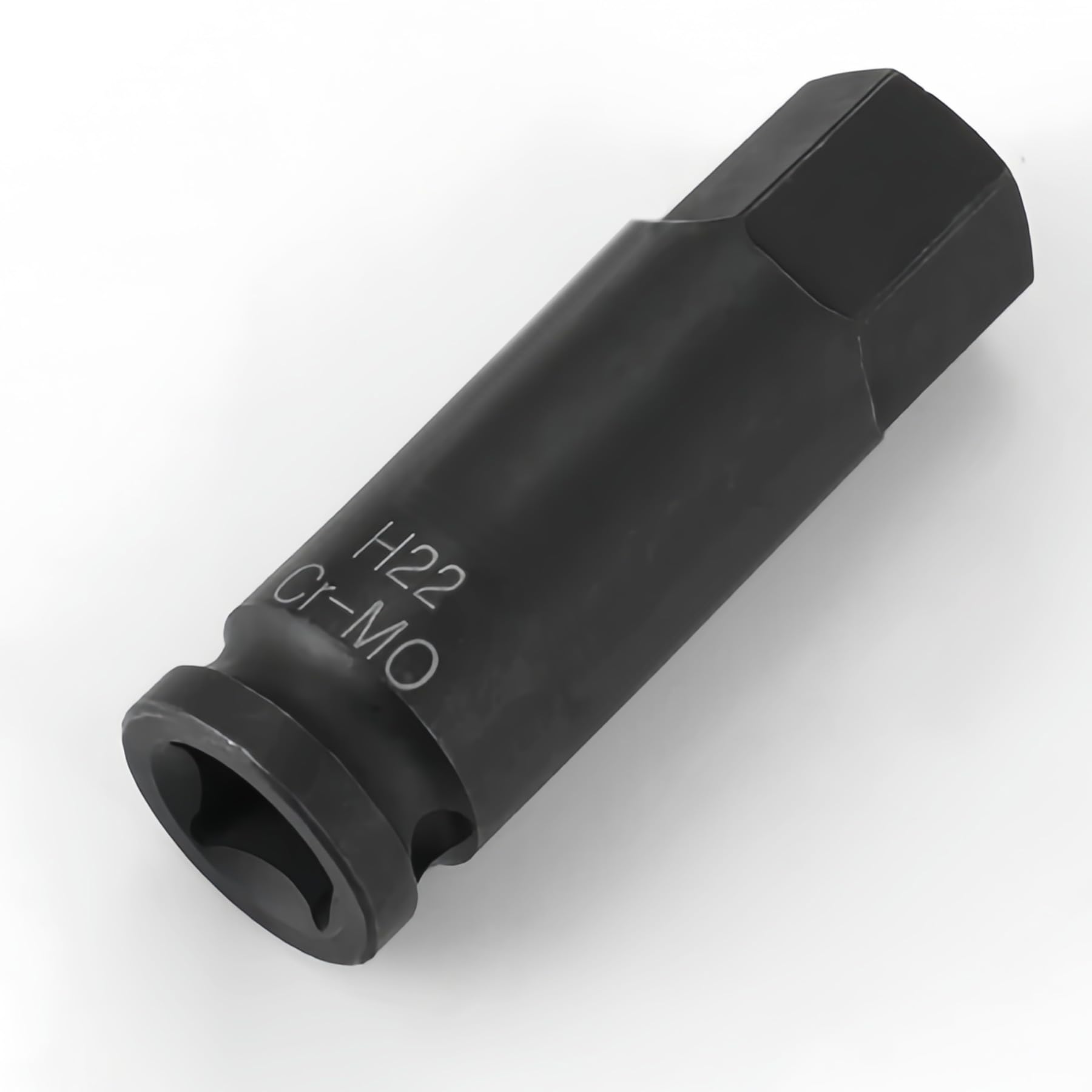 LEPEVNEY Impact Hex Bit Socker, 1/2" Drive x H22 (22mm) Allen Key Socket, Cr-Mo Steel, 3" Length