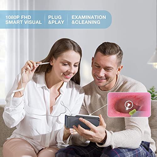 Anykit Digital Otoscope with 4.5 Inches Screen, 3.9mm Ear Camera with 6