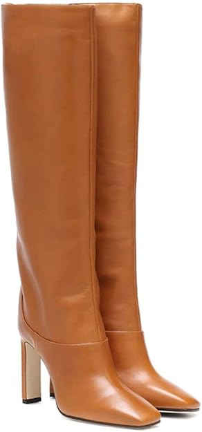 square toe knee high boots