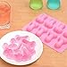 MoldFun 2Pcs Small Cute Shape Cake Silicone Mold for Bachelorette Party Hilarious Funny DIY Chocolate Jelly Candy Cookie Fondant Ice Cube Mould Baking Tool Set