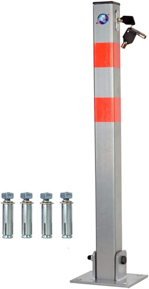 Durable tool SET OF 2 3 & 4 LOCKABLE FOLDING CAR PARK BARRIER DRIVEWAY SECURITY BOLLARD POST