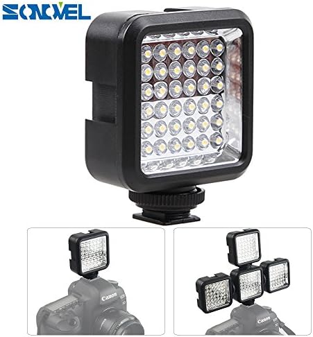 SONOVEL WANSEN W36 160lm LED Video Light Lamp for Canon Nikon DV Camcorder Camera with Li-40B Battery Charge