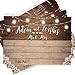 50 Rustic Wedding Advice Cards and Well Wishes for The Bride and Groom, Guest Book Alternative, Bridal Shower Games primary