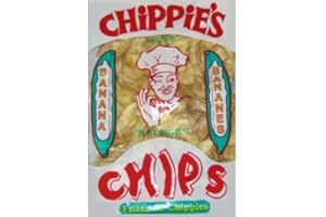 CHiPPiE'S Banana Chips (5 ozs.)-3 Pack Not Sweetened but Salted "Just Right"