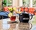 Glass Teapot and Infuser Set with 40-Ounce Capacity for Steeping Loose Leaf Tea - Includes Tea Cozy to Keep Tea Hot Longer