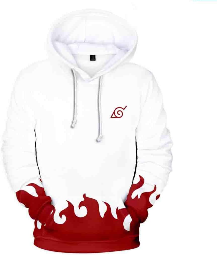 RYeFd Anime Naruto Fourth Fire Shadow Yondaime Hokage 3D Printing Hoodies Plus Size