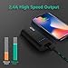 GETIHU Power Bank 5200mAh Portable Charger 2.4A High-Speed Charging Pocket-Size Battery Pack Mobile Charger Ultra Compact Powerbank with Flashlight for iPhone X 8 7 6s 6 Plus Samsung Cell Phone