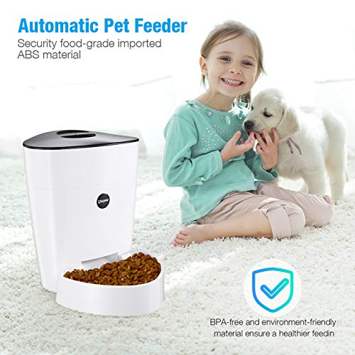 isYoung Automatic Cat Feeder, 4L Smart Pet Feeder for Cat & Dog 6