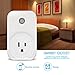 Smart Plug, ELEGIANT 2.4ghz Wifi Smart Plug work with Alexa Wireless Remote Control Timer Turn On/Off Electrics for Household Appliances by Cellphone iPhone IOS/Android App Anywhere Anytime