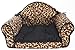 EDMBG Leopard Print PET BED Pillow Cushion - Sofa/couch Design - Dog, Cat, Puppy