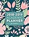 2018-2019 Academic Planner for Teachers: Weekly & Monthly Lesson Planner for Teachers | 2018-2019: Navy Floral Illustration, July 2018 - June 2019, 8