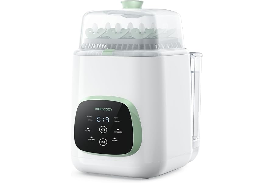 Momcozy KleanPal Pro Baby Bottle Washer, Sterilizer & Dryer - All-in-One Cleaning Machine for Bottles, Pump Parts & Baby Esse