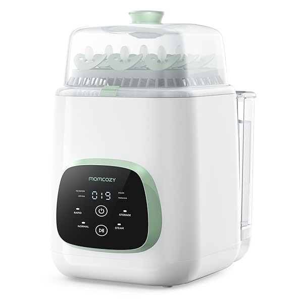 MOMCOZY KLEANPAL PRO BABY BOTTLE WASHER, STERILIZER &...