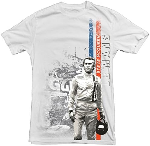 Steve McQueen Le Mans White Tee Shirt