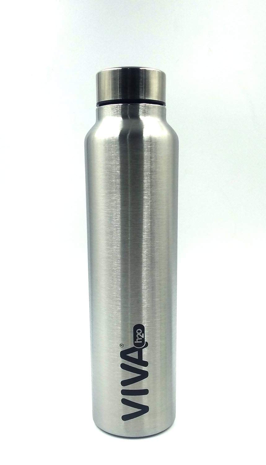 Viva H2o Stainless Steel Water Bottle, Silver (1000 ML) Amazon.in