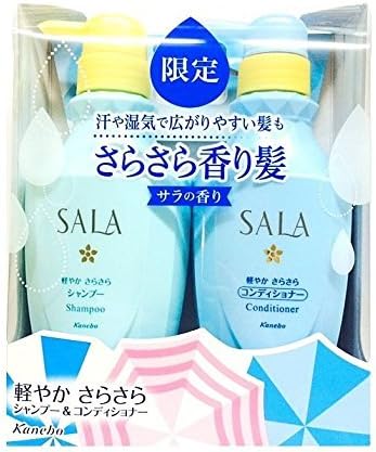Amazon カネボウ Sala サラ 限定セット3 軽やかさらさら シャンプー コンディショナー 各400ml サラの香り Sala サラ シャンプー コンディショナーセット 通販
