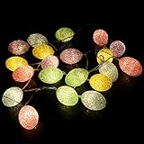 LEORX Easter Egg String Light 6.56ft with 20 LED