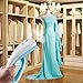 NOSIVA Garment Steamer 100 ML, Portable Handheld Clothes Steamer 20 Seconds Heat-Up with Soft Lint Remover and Fabric Brush Perfect for Home and Travel (Turquoise)