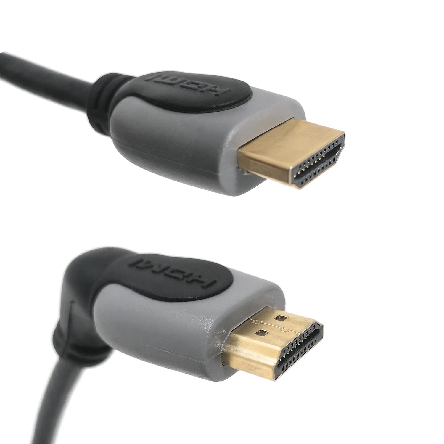SKT VMI20201 HDMI Cable with Straight and Angled Connectors 2 m Gold Plated