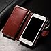 Joopapa iPhone 7 Plus Case, iPhone 7 Plus Wallet case, Pu Leather Magnet Stand Wallet Credit Card Holder Flip Case Cover Built-in 9 Card Slots Case for Apple iPhone 7 Plus (Brown)