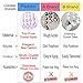 Chandelier Crystal Ornaments Drop Prisms Pendants Crystal Beads Garland Strands Suncatcher for Home, Office, Christmas/Wedding Decoration - 4Pcs (Candy Pink)