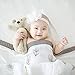 LifeTree Baby Muslin Blanket, Feather Print 2 Layer Toddler Blanket for Baby Girls or Baby Boys, Lightweight Blankets